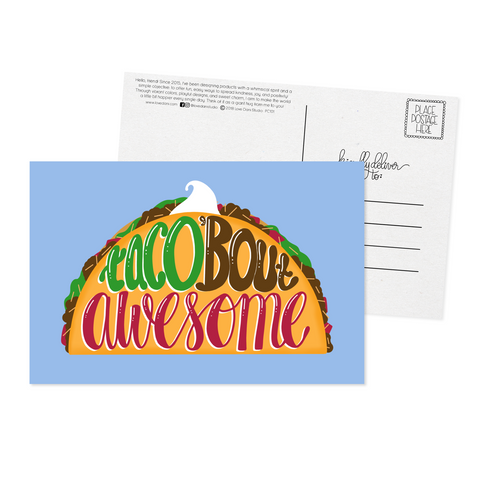 Taco 'Bout Awesome - Postcard
