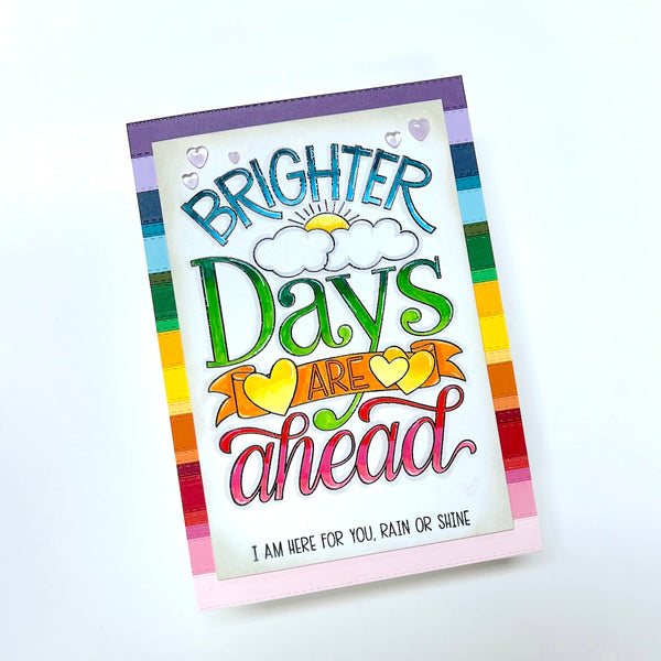 Brighter Days Ahead - Clear Stamp