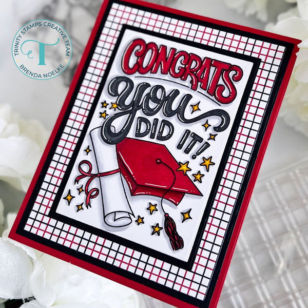 You Did It, Grad - Clear Stamp