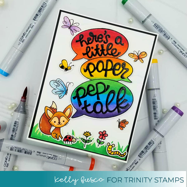 Paper Pep Talk - Clear Stamp