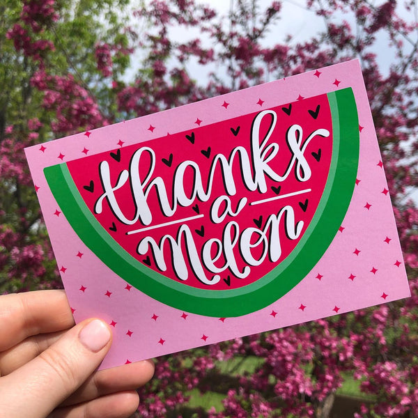 Thanks a Melon - Postcard