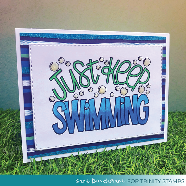 Just Keep Swimming - Clear Stamp