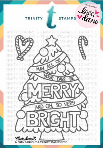Merry & Bright - Clear Stamp