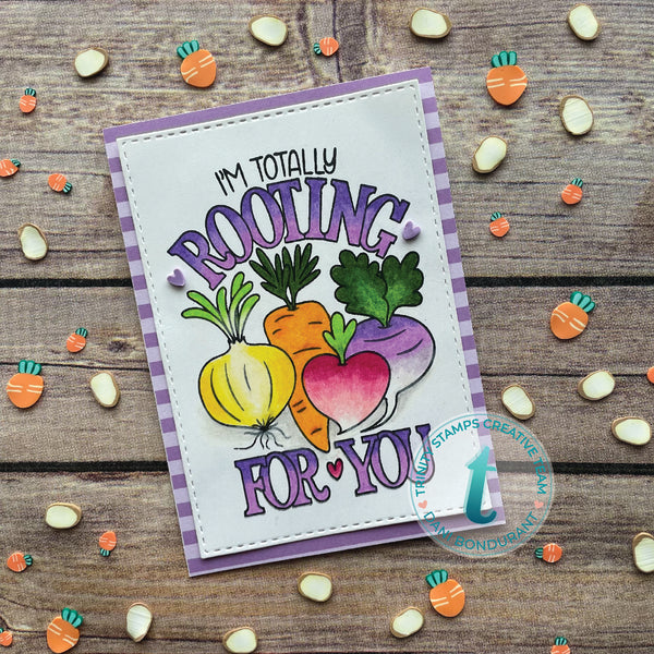 Rooting For You - Clear Stamp