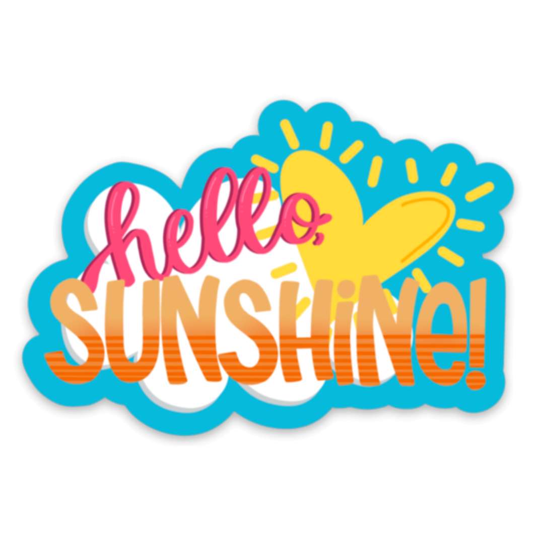 Hello, Sunshine! - Vinyl Sticker