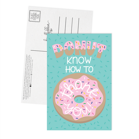 Donut Know How to Thank You - Postcard
