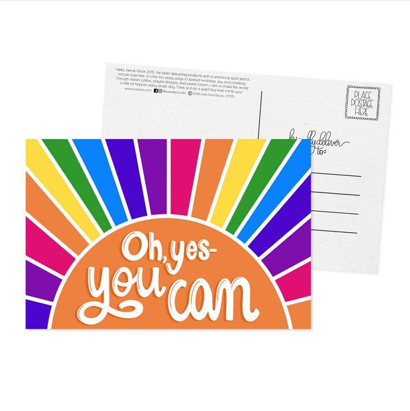 Oh, Yes - You Can - Postcard