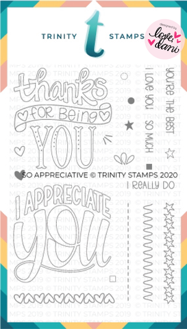 So Appreciative - Clear Stamp