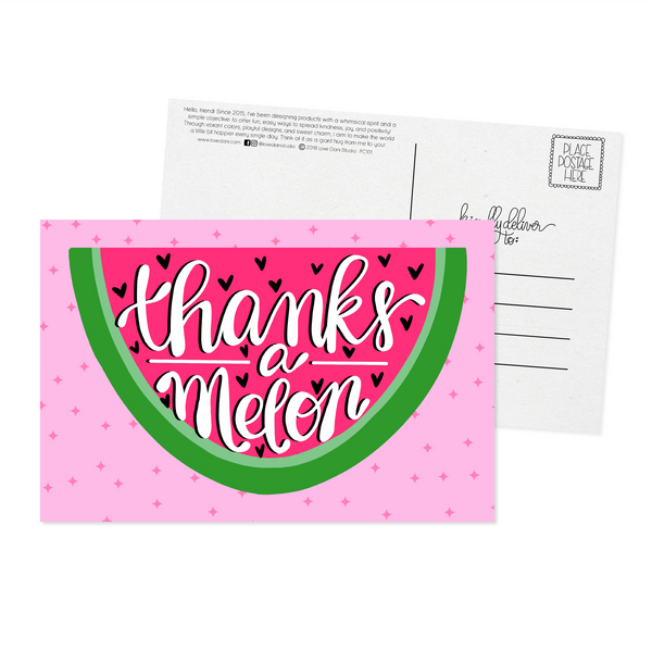 Thanks a Melon - Postcard