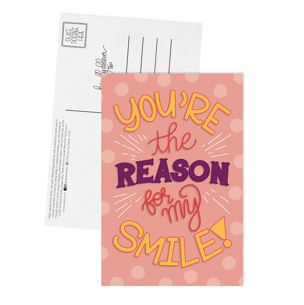 You're the Reason for my Smile - Postcard